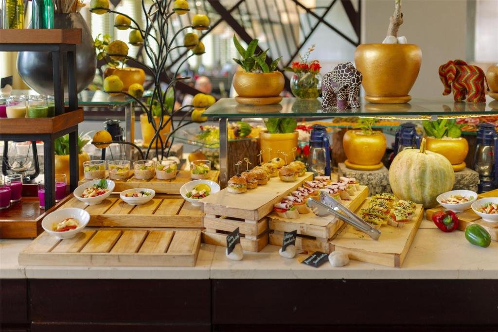 Gourmet dish served at Radisson Blu Kigali restaurant highlighting fresh ingredients and presentation