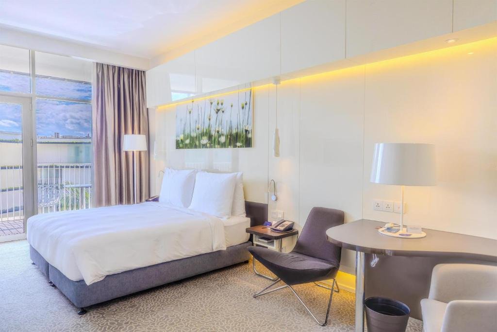 Spacious room with view at Radisson Blu Kigali