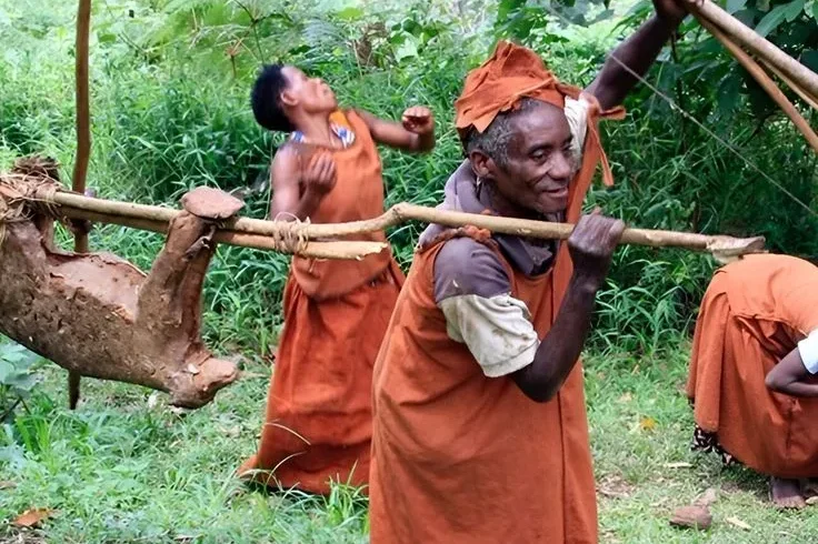 Batwa people in Bwindi Uganda