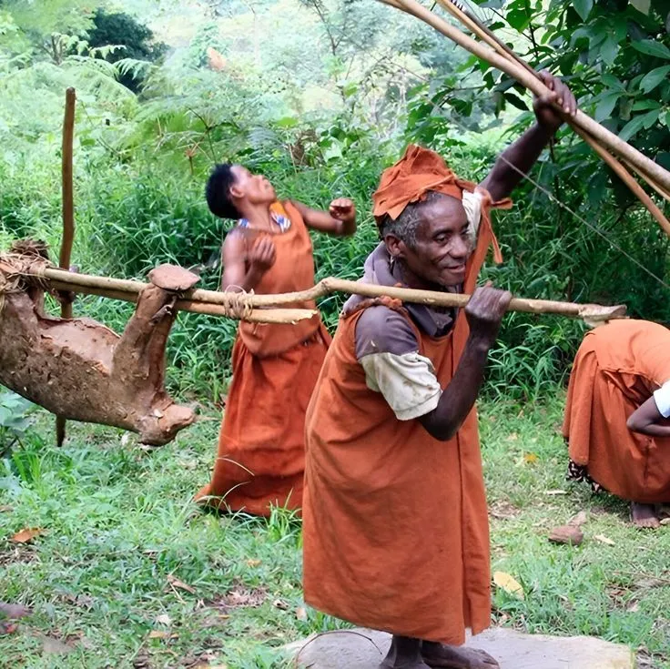 Batwa people in Bwindi Uganda