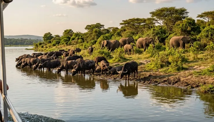 Boat Safari in Uganda