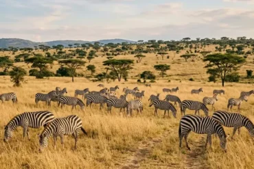 Zebras in Lake Mburo NP