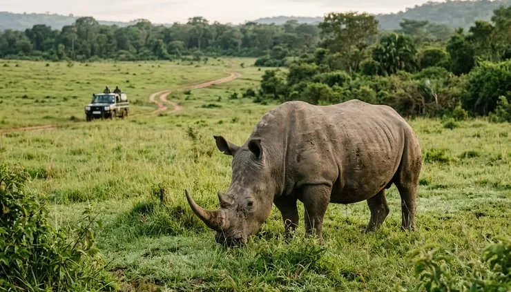 Reintroduced rhinos from Ziwa Rhino Sanctuary