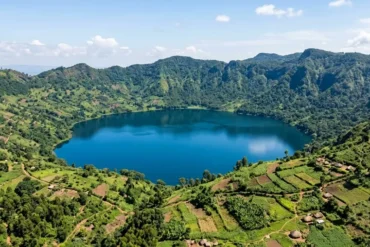 Lake Nkuruba is a strong choice for community-guided walks and forest-edge views.