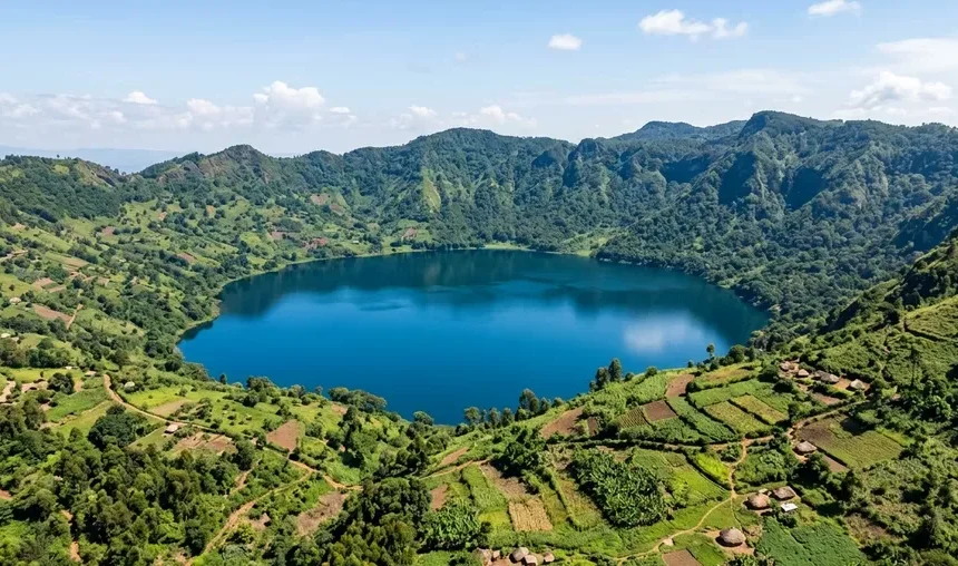 Lake Nkuruba is a strong choice for community-guided walks and forest-edge views.
