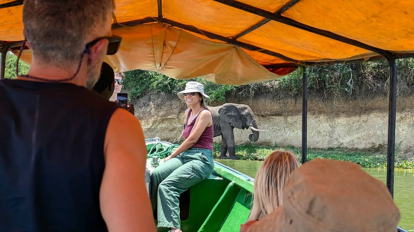 The Kazinga Channel is one of Queen Elizabeth National Park’s most dependable wildlife viewing areas.