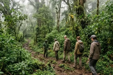Bwindi works best early in the itinerary because gorilla permits are date-specific.