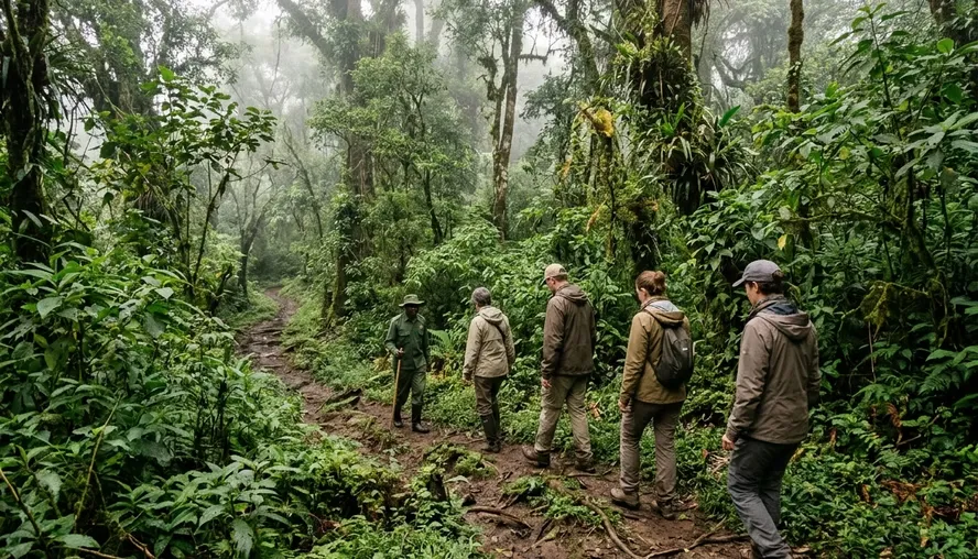 Bwindi works best early in the itinerary because gorilla permits are date-specific.